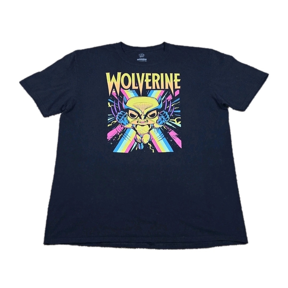 Wolverine POP! Tees Marvel Mens Tshirt Size XL Graphic Print Short Sleeve